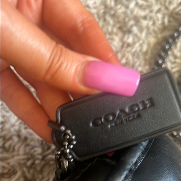 Coach Black Quilted Leather Shoulder Bag - Picture 2 of 5